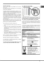 Предварительный просмотр 25 страницы Ariston CP 0V9 M (X) DE S Operating Instructions Manual