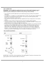 Preview for 6 page of Ariston CP90510MFIXAUS Operating Instructions Manual