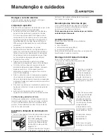 Предварительный просмотр 39 страницы Ariston CX61SP6 T S Operating Instructions Manual