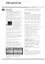 Preview for 8 page of Ariston CX65SM2 X AUS Operating Instructions Manual