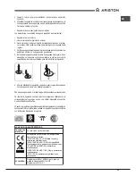 Preview for 33 page of Ariston DD 641 /A(ICE) Operating Instructions Manual