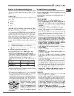 Preview for 35 page of Ariston DD 641 /A(ICE) Operating Instructions Manual