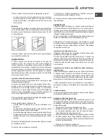 Preview for 39 page of Ariston DD 641 /A(ICE) Operating Instructions Manual