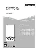 Ariston E-COMBI EVO User Manual preview