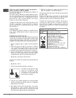 Предварительный просмотр 8 страницы Ariston EHP750T/HA Operating Instructions Manual