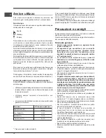 Предварительный просмотр 10 страницы Ariston EHP750T/HA Operating Instructions Manual