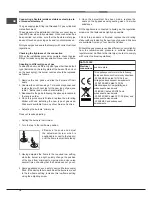 Preview for 14 page of Ariston EHP750T/HA Operating Instructions Manual