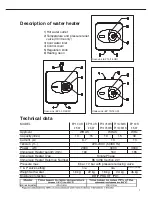 Preview for 3 page of Ariston EP 10 OR 3KW Manual