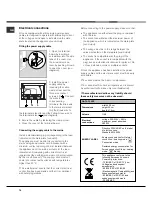 Предварительный просмотр 14 страницы Ariston F 87 V.1 Operating Instructions Manual