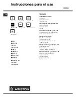 Preview for 32 page of Ariston F 87 V.1 Operating Instructions Manual