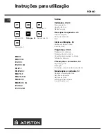 Предварительный просмотр 42 страницы Ariston F 87 V.1 Operating Instructions Manual