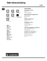 Предварительный просмотр 52 страницы Ariston F 87 V.1 Operating Instructions Manual