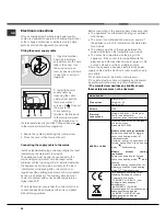 Предварительный просмотр 20 страницы Ariston FB 51 A.1 IX CN Operating Instructions & Installation Instructions