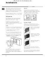 Предварительный просмотр 2 страницы Ariston FQ61P.1 Operating Instructions Manual