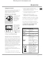 Предварительный просмотр 3 страницы Ariston FQ61P.1 Operating Instructions Manual