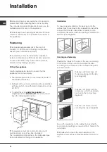 Предварительный просмотр 14 страницы Ariston FZ1002 C.2 Operating Instructions Manual