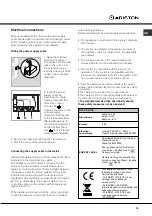 Предварительный просмотр 15 страницы Ariston FZ1002 C.2 Operating Instructions Manual