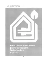 Ariston Heaters User Manual preview
