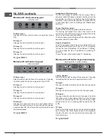 Preview for 16 page of Ariston HGA 9.5 AM X Operating Instructions Manual