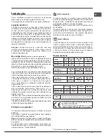 Preview for 27 page of Ariston HGA 9.5 AM X Operating Instructions Manual