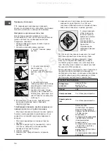 Предварительный просмотр 16 страницы Ariston Hotpoint CISFB G Operating Instructions Manual