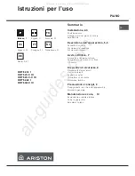 Ariston KBT 6412 I Operating Instructions Manual preview