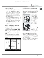 Предварительный просмотр 13 страницы Ariston KBT 6412 I Operating Instructions Manual