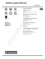 Preview for 61 page of Ariston KBT 6412 I Operating Instructions Manual