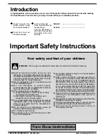 Предварительный просмотр 4 страницы Ariston L 63 B-S-W Care And Use Manual