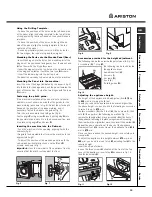 Предварительный просмотр 19 страницы Ariston LBE 129 Instructions For Use Manual