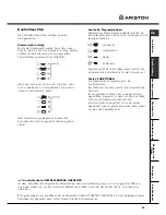 Предварительный просмотр 49 страницы Ariston LBE 129 Instructions For Use Manual