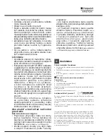 Предварительный просмотр 9 страницы Ariston LFD 11m132 Operating Instructions Manual