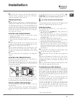 Preview for 47 page of Ariston LFD 11m132 Operating Instructions Manual