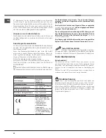 Preview for 48 page of Ariston LFD 11m132 Operating Instructions Manual