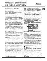 Preview for 75 page of Ariston LFD 11m132 Operating Instructions Manual