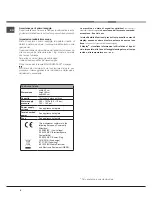 Preview for 6 page of Ariston LFF 8M122 Operating Instructions Manual