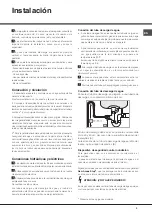 Предварительный просмотр 3 страницы Ariston LFT 2284 Operating Instructions Manual