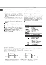 Предварительный просмотр 4 страницы Ariston LFT 2284 Operating Instructions Manual