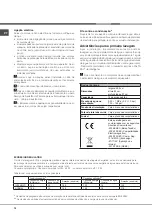 Предварительный просмотр 16 страницы Ariston LFT 2284 Operating Instructions Manual