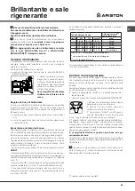 Preview for 45 page of Ariston LFT 2284 Operating Instructions Manual