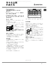 Предварительный просмотр 33 страницы Ariston LFT 321 Operating Instructions Manual