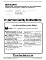 Preview for 3 page of Ariston LI 640 I-B-S-W Care And Use Manual