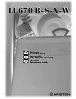 Preview for 1 page of Ariston LI 670 B-S-X-W Care And Use Manual