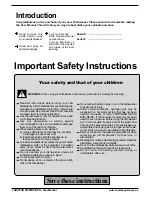 Preview for 3 page of Ariston LI 670 B-S-X-W Care And Use Manual