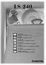 Ariston LS 240 Instructions For Installation And Use Manual preview