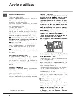 Предварительный просмотр 8 страницы Ariston LTF 11H132 Operating Instructions Manual