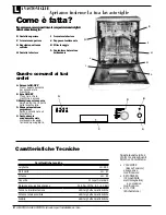 Предварительный просмотр 4 страницы Ariston LV 620 Instructions For Installation And Use Manual