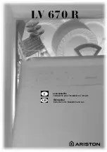 Ariston LV 670 R Instructions For Installation And Use Manual preview