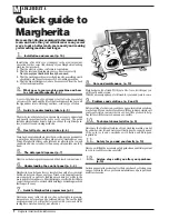 Preview for 2 page of Ariston Margherita AIB 14 Instructions For Installation And Use Manual