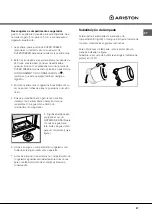 Предварительный просмотр 57 страницы Ariston MBL 1921 CV Operating Instructions Manual